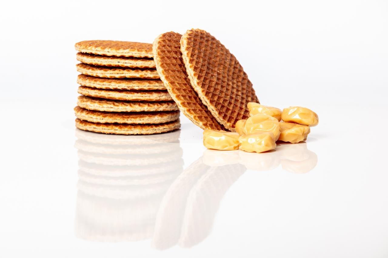 Stroopwafels DeBakker Tradicional com caramelos